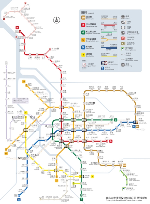 Metrotaipeimap